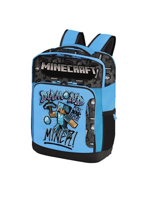 Minecraft Backpack Diamond Miner 42 x 31 x 12 cm