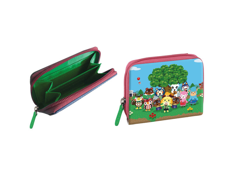 Animal Crossing Portefeuille Buddies - 12 x 9 x 2 cm - Polyester