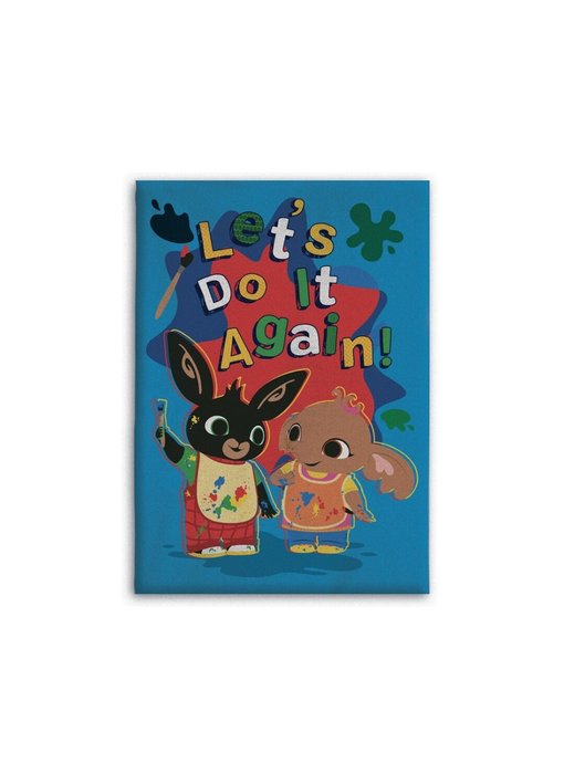 Bing Bunny Fleecedecke Let's do it again 110 x 140 cm Polyester