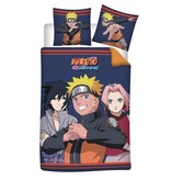 Naruto Housse de couette Fight - Seul - 140 x 200 cm - Polyester
