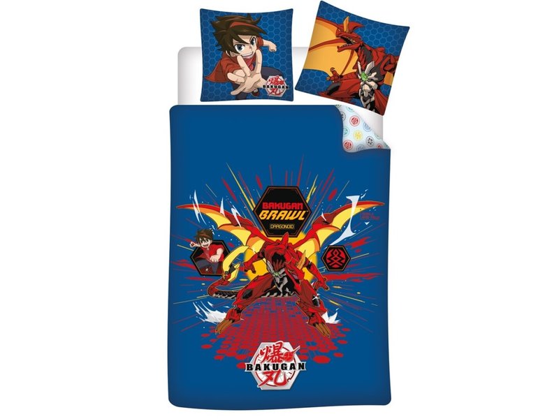 Bakugan Dekbedovertrek Brawl - Eenpersoons - 140 x 200 cm - Polyester