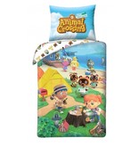 Animal Crossing Housse de couette Happy Home - Seul - 140 x 200 cm - Coton