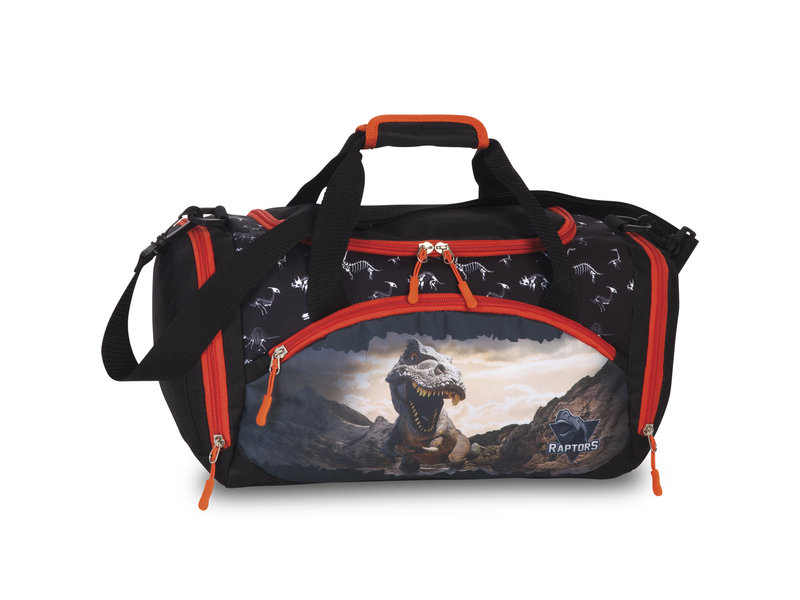 Fabrizio Sports bag, Dinosaur Raptor - 35 x 22 x 18.5 cm - Polyester