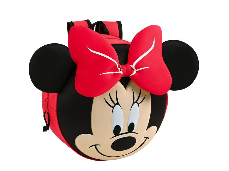 Disney Minnie Mouse Sac à dos enfant 3D - 31 x 31 x 10 cm - Polyester