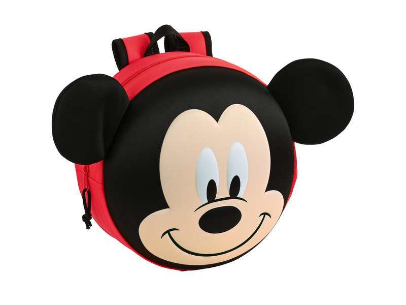 Disney Mickey Mouse Sac à dos enfant 3D - 31 x 31 x 10 cm - Polyester