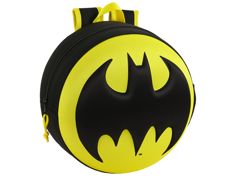 Batman Kleinkinderrucksack 3D-Logo - 31 x 31 x 10 cm - Polyester