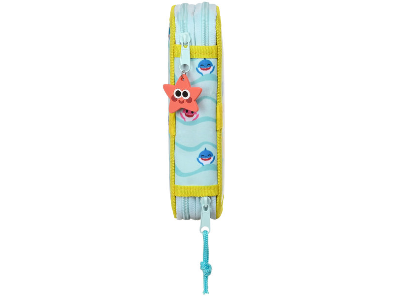 Baby Shark Gevuld Etui Beach Day - 28 stuks - 19,5 x 12,5 x 4 cm - Polyester