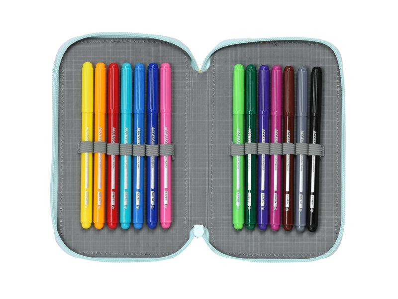 Baby Shark Gevuld Etui Beach Day - 28 stuks - 19,5 x 12,5 x 4 cm - Polyester