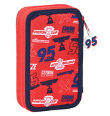 Disney Cars Gevuld Etui Double Vision - 28 stuks - 19,5 x 12,5 x 4 cm- Polyester