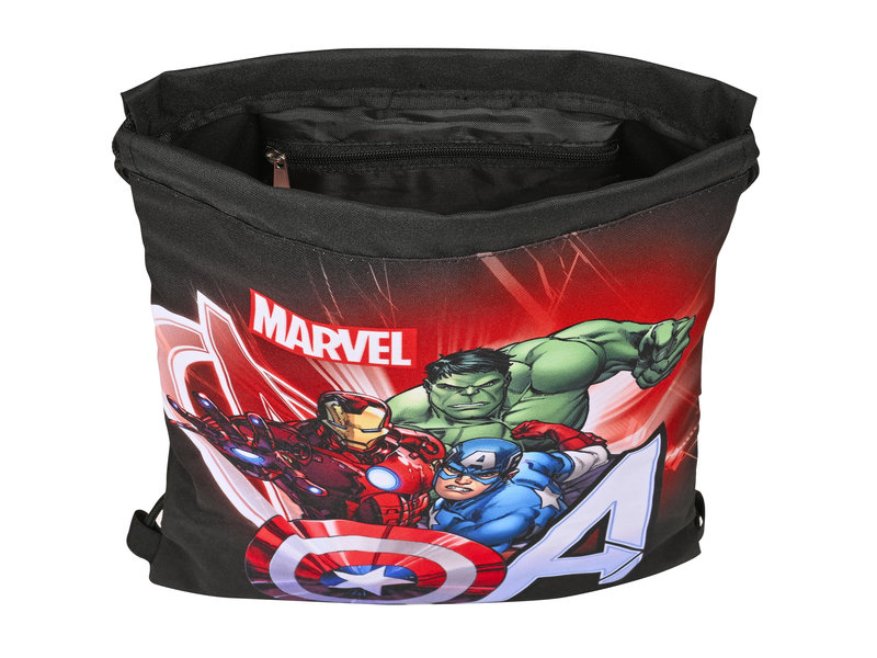 Marvel Avengers Junior Gymbag, Infinity - 34 x 26 cm - Polyester