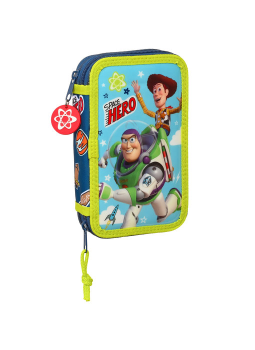 Toy Story Filled Pencil Case Space Hero - 28 pieces - 19.5 x 12.5 x 4 cm - Polyester