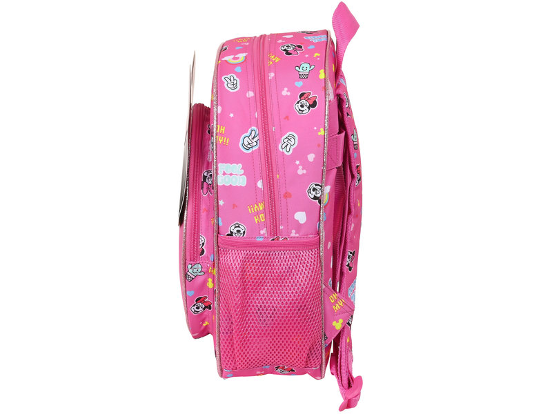 Disney Minnie Mouse Backpack, Lucky - 34 x 28 x 10 cm - Polyester