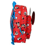 Disney Mickey Mouse Backpack, Happy Smiles - 34 x 28 x 10 cm - Polyester