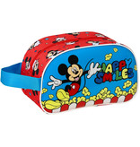 Disney Mickey Mouse Trousse de toilette, Happy Smiles - 26 x 15 x 12 cm - Polyester