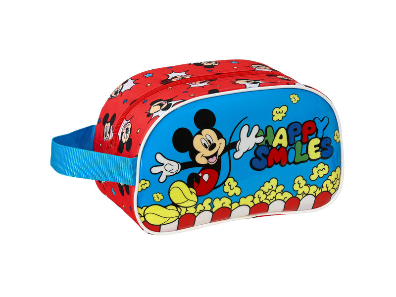 Disney Mickey Mouse Toiletry bag, Happy Smiles - 26 x 15 x 12 cm - Polyester