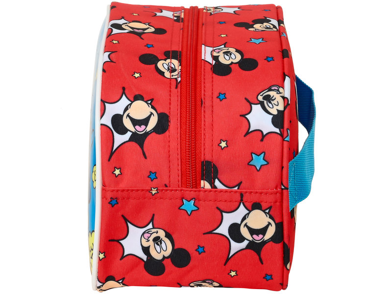 Disney Mickey Mouse Toiletry bag, Happy Smiles - 26 x 15 x 12 cm - Polyester