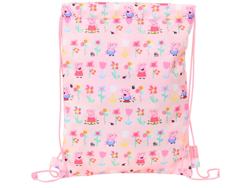 Peppa Pig Sac de sport junior, Having Fun - 34 x 26 cm - Polyester