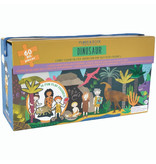 Floss & Rock Bodenpuzzle 60 Teile, Dino - 138 x 27 cm