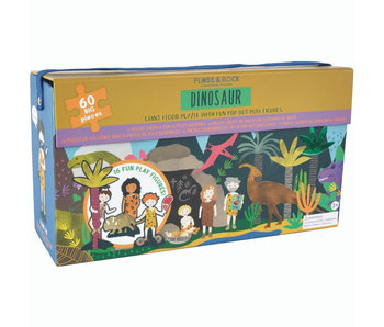 Floss & Rock Bodenpuzzle 60 Teile Dino