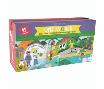 Floss & Rock Floor puzzle 60 pieces One World