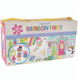 Floss & Rock Puzzle de sol 60 pcs., Rainbow Fairy - 122 cm x 42 cm
