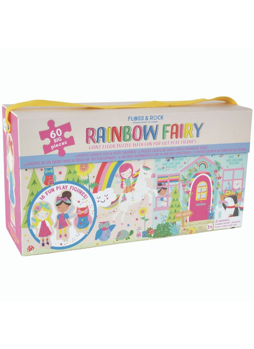 Floss & Rock Puzzle de sol 60 pièces Rainbow Fairy