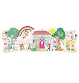 Floss & Rock Floor puzzle 60 pcs., Rainbow Fairy - 122 cm x 42 cm