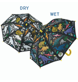 Floss & Rock Parapluie Dino - 60 cm x Ø 66 cm - Change de couleur !NON