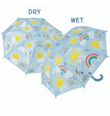 Floss & Rock Parapluie Sun and Clouds - 60 cm x Ø 66 cm - Change de couleur !