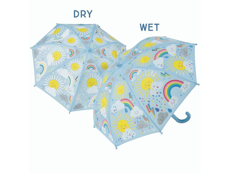 Floss & Rock Parapluie Sun and Clouds - 60 cm x Ø 66 cm - Change de couleur !