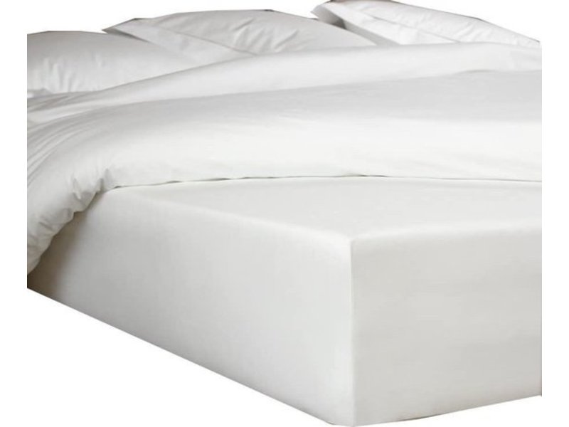 De Witte Lietaer Fitted sheet Bumblebee - 180 x 200 cm - Cotton Percale