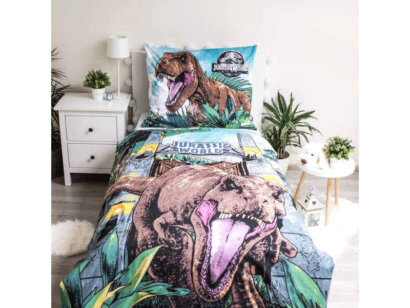Jurassic World Duvet cover Roar Glow in the Dark - Single - 140 x 200 cm - Cotton