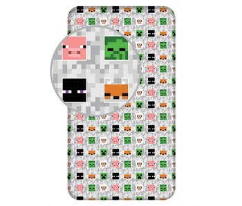 Minecraft Drap housse Aventure 90 x 200 cm Coton