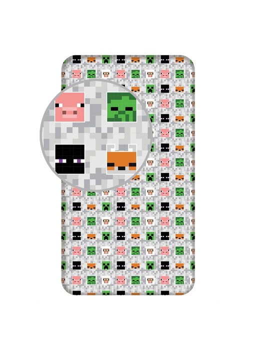 Minecraft Fitted sheet Adventure 90 x 200 cm Cotton