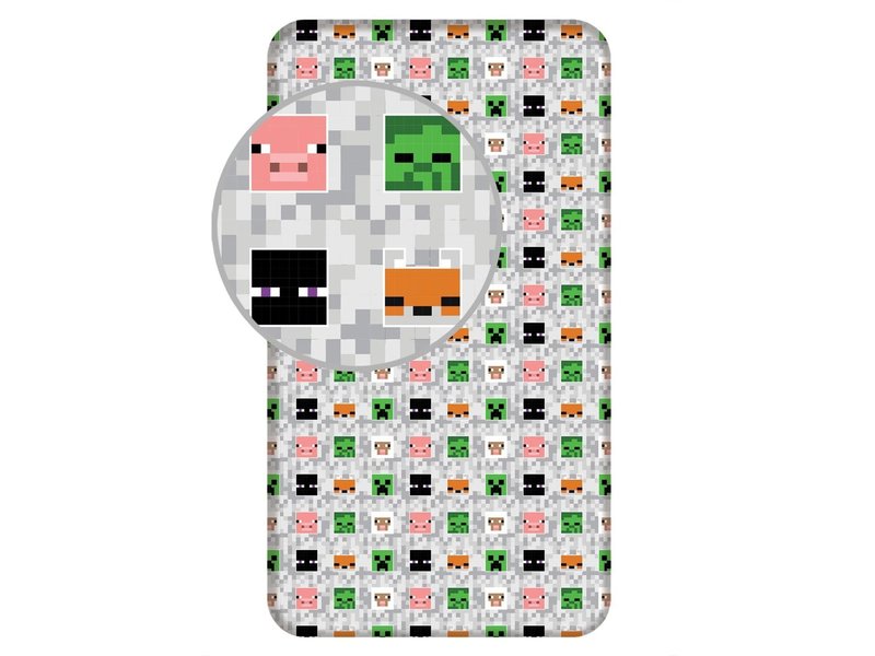 Minecraft Fitted sheet Adventure - Single - 90 x 200 cm - Cotton