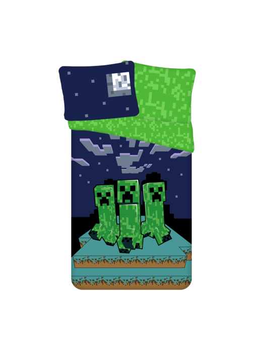 Minecraft Duvet cover Sssleep Tight 140 x 200 cm 60 x 80 cm Cotton