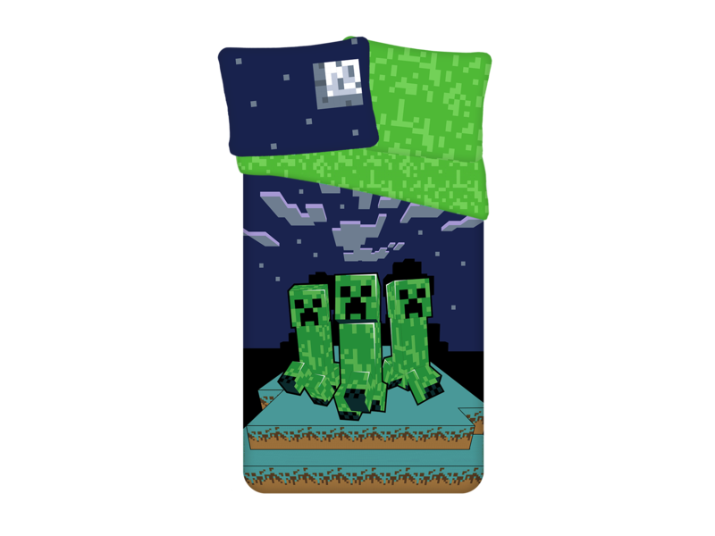 Minecraft Bettbezug Sssleep Tight - Single - 140 x 200 cm - Baumwolle