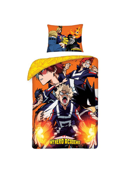 My Hero Academia Bettbezug Heroes Rising 140 x 200 cm + 70 x 90 Baumwolle