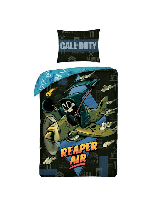 Call of Duty Dekbedovertrek Reaper 140 x 200 cm + 70 x 90 Katoen