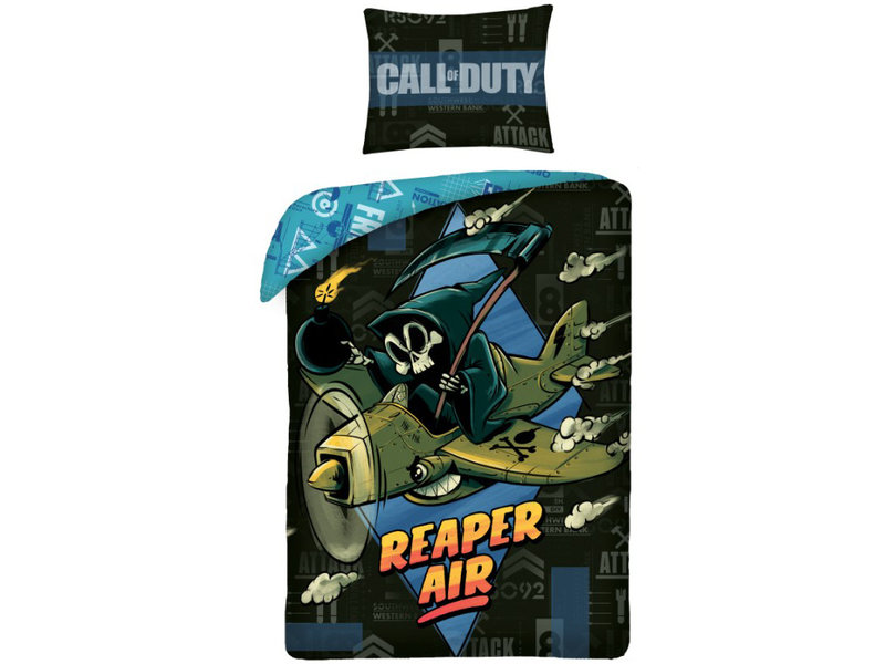 Call of Duty Dekbedovertrek Reaper- Eenpersoons - 140 x 200 cm - Katoen