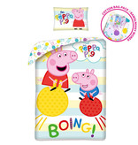 Peppa Pig Dekbedovertrek Boing - Eenpersoons - 140 x 200 cm - Katoen