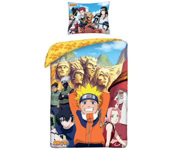 Naruto Housse de couette Hokage 140 x 200 cm + Coton 70 x 90