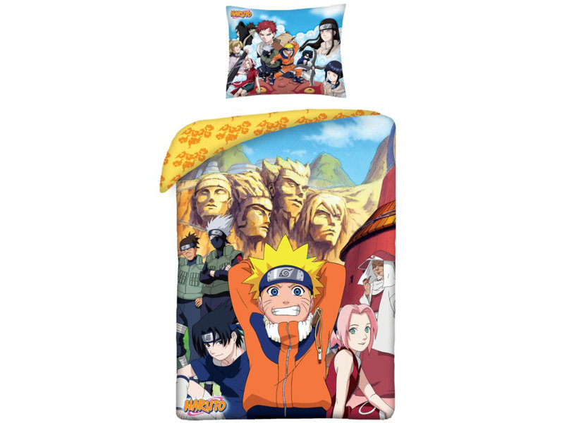 Naruto Dekbedovertrek Hokage - Eenpersoons - 140 x 200 cm - Katoen