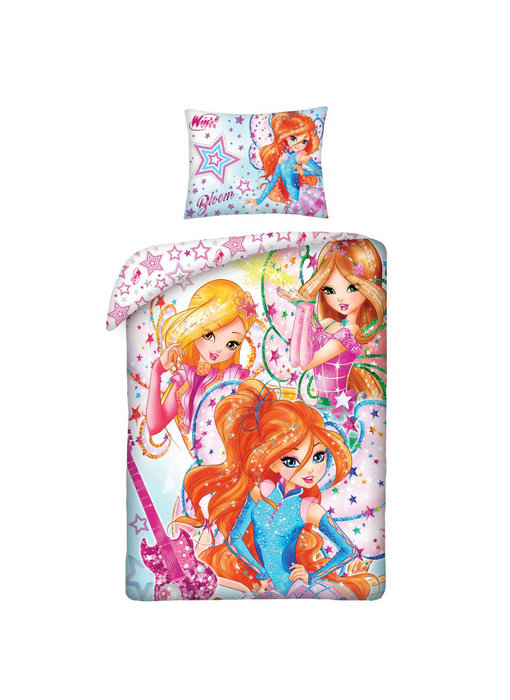 Winx Club Bettbezug Bloom 140 x 200 cm + 70 x 90 Baumwolle