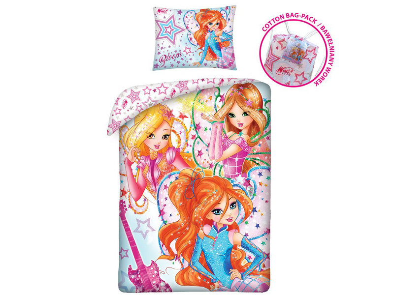 Winx Club Bettbezug Bloom - Einzelbett - 140 x 200 cm - Baumwolle