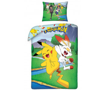 Pokémon Dekbedovertrek Pikachu 140 x 200 cm + 70 x 90,Katoen