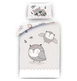 Animal Pictures BABY Duvet cover Owl - 100 x 135 cm - Cotton