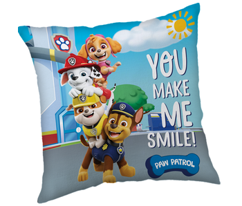 PAW Patrol Coussin You Make Me Smile - 40 x 40 cm - Polyester