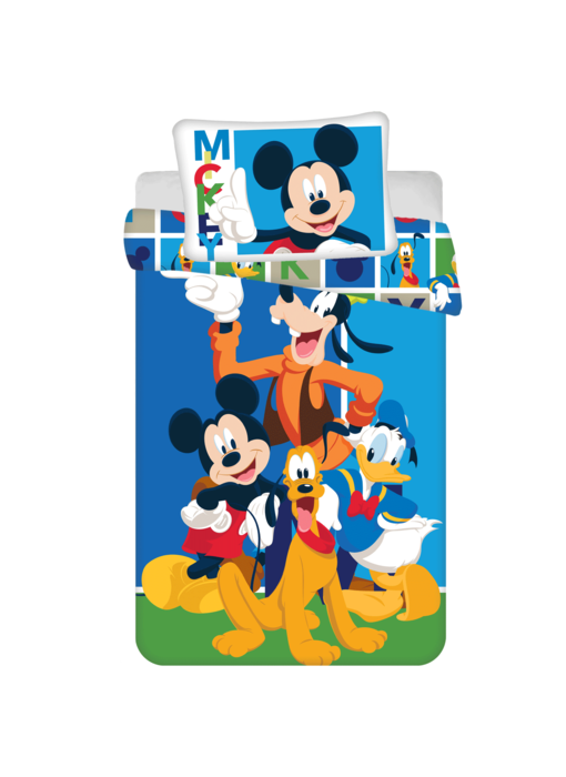 Disney Mickey Mouse BABY Bettbezug Funny 100 x 135 cm Baumwolle