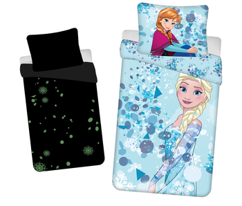 Disney Frozen Bettbezug Sisters Glow in the Dark 140 x 200 cm 70 x 90 cm Baumwolle